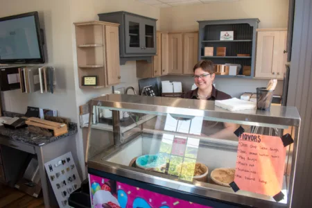 A successful first ice cream social in Escanaba
